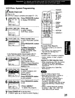 Предварительный просмотр 25 страницы Panasonic Omnivision PV-VS4821 Operating Manual