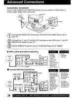 Предварительный просмотр 28 страницы Panasonic Omnivision PV-VS4821 Operating Manual