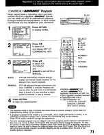 Предварительный просмотр 31 страницы Panasonic Omnivision PV-VS4821 Operating Manual