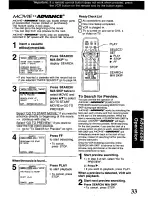 Предварительный просмотр 33 страницы Panasonic Omnivision PV-VS4821 Operating Manual