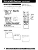 Предварительный просмотр 38 страницы Panasonic Omnivision PV-VS4821 Operating Manual