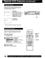 Предварительный просмотр 40 страницы Panasonic Omnivision PV-VS4821 Operating Manual