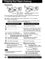 Предварительный просмотр 44 страницы Panasonic Omnivision PV-VS4821 Operating Manual