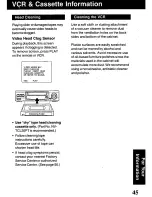 Предварительный просмотр 45 страницы Panasonic Omnivision PV-VS4821 Operating Manual