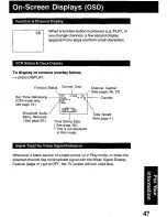 Предварительный просмотр 47 страницы Panasonic Omnivision PV-VS4821 Operating Manual