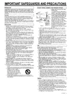 Preview for 2 page of Panasonic Omnivision VHS PV-4905 Operating Instructions Manual