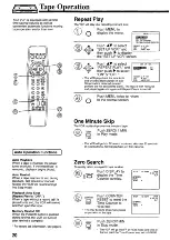 Preview for 20 page of Panasonic Omnivision VHS PV-7453 Operating Instructions Manual