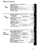 Предварительный просмотр 3 страницы Panasonic Omnivision VHS PV-9405S Operating Instructions Manual