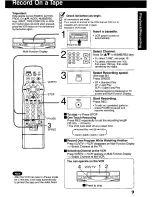 Предварительный просмотр 9 страницы Panasonic Omnivision VHS PV-9405S Operating Instructions Manual