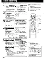 Предварительный просмотр 12 страницы Panasonic Omnivision VHS PV-9405S Operating Instructions Manual