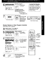 Предварительный просмотр 13 страницы Panasonic Omnivision VHS PV-9405S Operating Instructions Manual