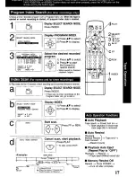 Предварительный просмотр 17 страницы Panasonic Omnivision VHS PV-9405S Operating Instructions Manual