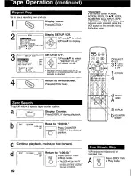 Предварительный просмотр 18 страницы Panasonic Omnivision VHS PV-9405S Operating Instructions Manual