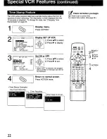 Предварительный просмотр 22 страницы Panasonic Omnivision VHS PV-9405S Operating Instructions Manual