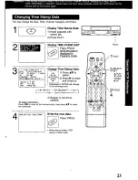 Предварительный просмотр 23 страницы Panasonic Omnivision VHS PV-9405S Operating Instructions Manual