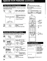 Предварительный просмотр 24 страницы Panasonic Omnivision VHS PV-9405S Operating Instructions Manual