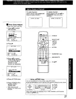 Предварительный просмотр 27 страницы Panasonic Omnivision VHS PV-9405S Operating Instructions Manual