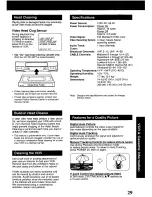 Предварительный просмотр 29 страницы Panasonic Omnivision VHS PV-9405S Operating Instructions Manual