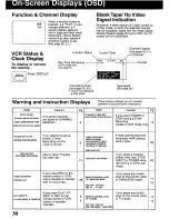 Предварительный просмотр 30 страницы Panasonic Omnivision VHS PV-9405S Operating Instructions Manual