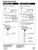 Предварительный просмотр 40 страницы Panasonic Omnivision VHS PV-9405S Operating Instructions Manual