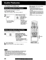 Preview for 44 page of Panasonic Omnivision VHS PV-C2540 Operating Instructions Manual