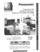 Preview for 1 page of Panasonic Omnivision VHS PV-C2540 Operating Manual