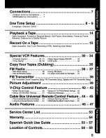 Preview for 5 page of Panasonic Omnivision VHS PV-C2780 Operating Manual