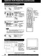 Preview for 34 page of Panasonic Omnivision VHS PV-C2780 Operating Manual