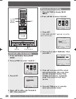 Предварительный просмотр 20 страницы Panasonic Omnivision VHS PV-DF2004 Operating Instructions Manual