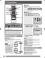 Предварительный просмотр 22 страницы Panasonic Omnivision VHS PV-DF2004 Operating Instructions Manual