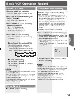 Предварительный просмотр 31 страницы Panasonic Omnivision VHS PV-DF2004 Operating Instructions Manual