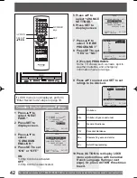 Предварительный просмотр 42 страницы Panasonic Omnivision VHS PV-DF2004 Operating Instructions Manual