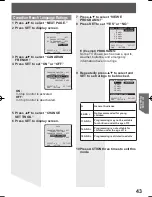 Предварительный просмотр 43 страницы Panasonic Omnivision VHS PV-DF2004 Operating Instructions Manual