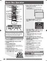 Предварительный просмотр 46 страницы Panasonic Omnivision VHS PV-DF2004 Operating Instructions Manual