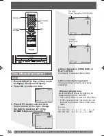 Предварительный просмотр 56 страницы Panasonic Omnivision VHS PV-DF2004 Operating Instructions Manual