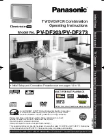 Preview for 1 page of Panasonic Omnivision VHS PV-DF203 Operating Instructions Manual