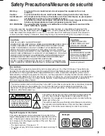 Preview for 3 page of Panasonic Omnivision VHS PV-DF203 Operating Instructions Manual