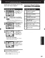 Preview for 37 page of Panasonic Omnivision VHS PV-DF203 Operating Instructions Manual