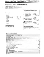 Preview for 4 page of Panasonic Omnivision VHS PV-M2046 Operating Instructions Manual