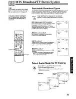 Preview for 19 page of Panasonic Omnivision VHS PV-M2046 Operating Instructions Manual