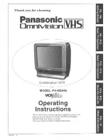 Preview for 1 page of Panasonic Omnivision VHS PV-M2046 User Manual