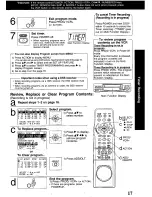 Preview for 17 page of Panasonic Omnivision VHS PV-VS4820 Operating Manual