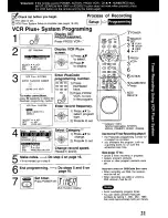 Preview for 21 page of Panasonic Omnivision VHS PV-VS4820 Operating Manual