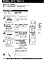 Preview for 34 page of Panasonic Omnivision VHS PV-VS4820 Operating Manual