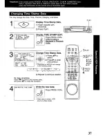 Preview for 37 page of Panasonic Omnivision VHS PV-VS4820 Operating Manual