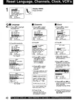 Preview for 42 page of Panasonic Omnivision VHS PV-VS4820 Operating Manual