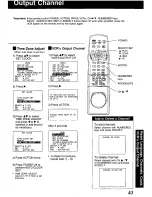 Preview for 43 page of Panasonic Omnivision VHS PV-VS4820 Operating Manual