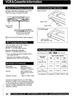 Preview for 44 page of Panasonic Omnivision VHS PV-VS4820 Operating Manual