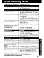 Preview for 47 page of Panasonic Omnivision VHS PV-VS4820 Operating Manual