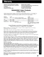 Preview for 49 page of Panasonic Omnivision VHS PV-VS4820 Operating Manual